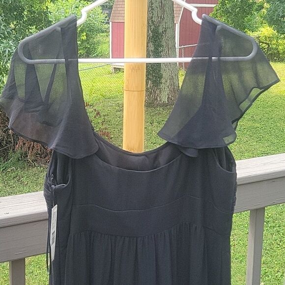 Antonio Melani floor length flutter sleeve sz 10 - Picture 5 of 5